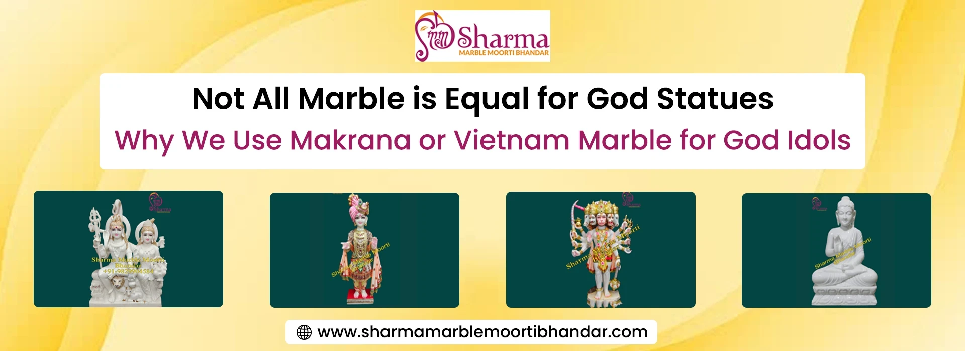 Not All Marble is Equal for God Statues: Why We Use Makrana or Vietnam Marble for God Idols