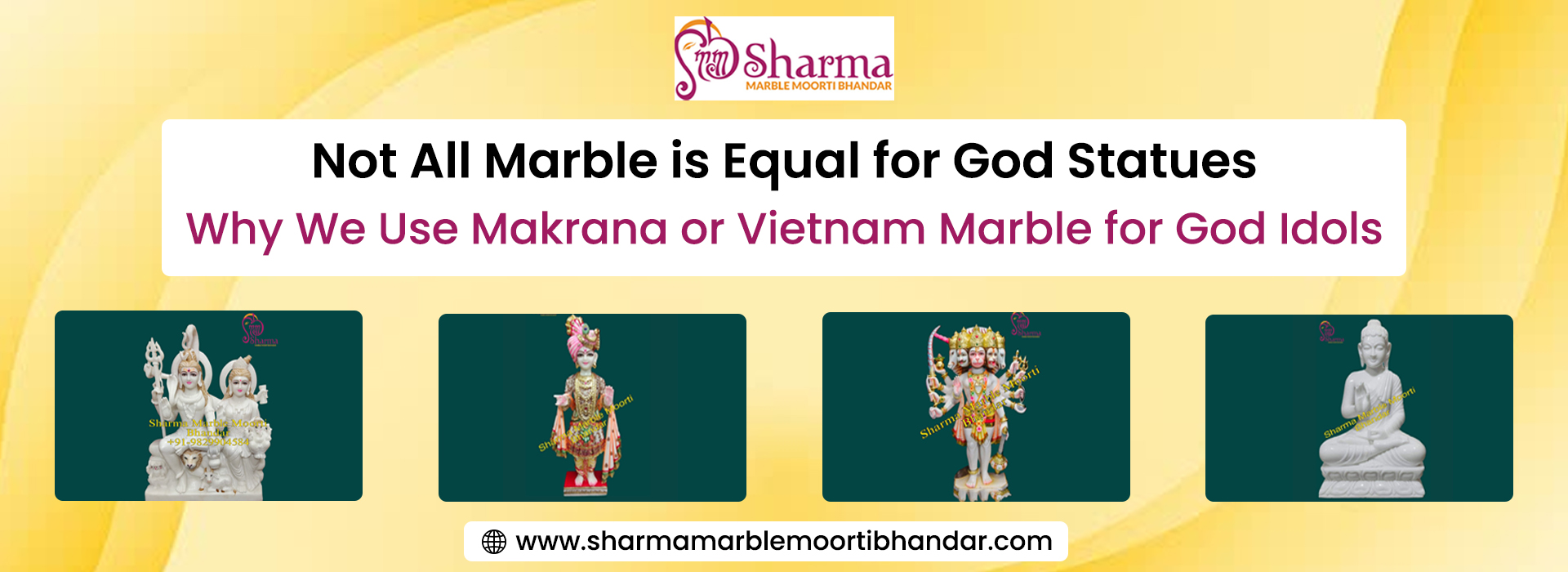 Not All Marble is Equal for God Statues: Why We Use Makrana or Vietnam Marble for God Idols