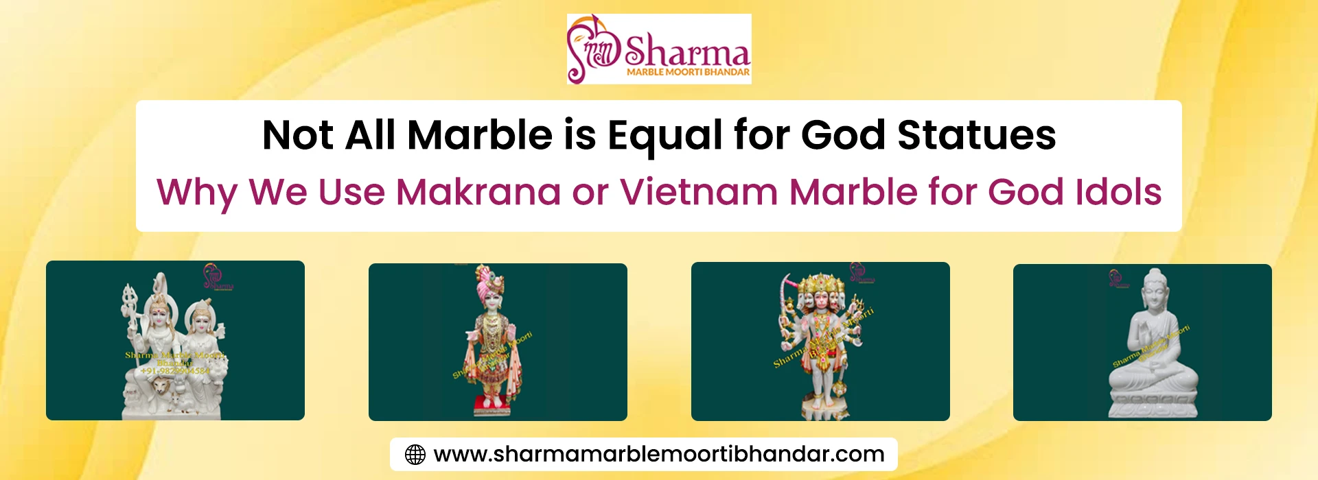Not All Marble is Equal for God Statues: Why We Use Makrana or Vietnam Marble for God Idols