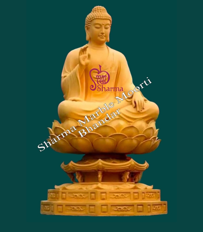 Sandstone Buddha Marble Moorti For Home
