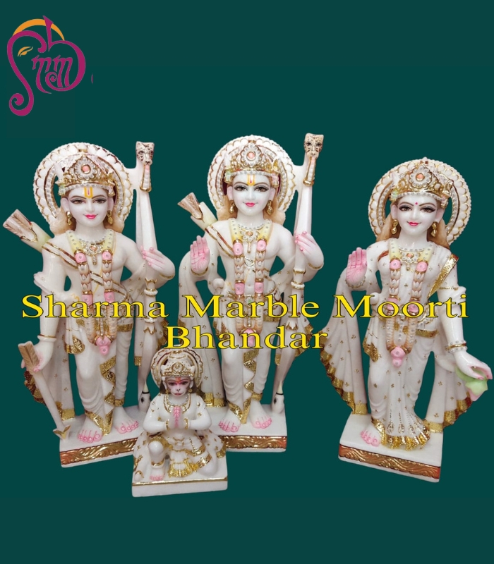 Ram Darbar Marble Murti For Homes And Temples In 1feet