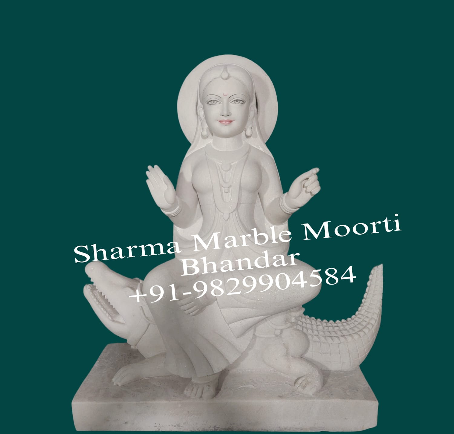 White Makrana Khodiyar Maa Moorti
